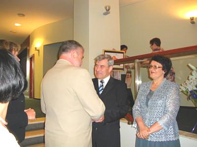 3 July 2009, reception at the Belarus Embassy