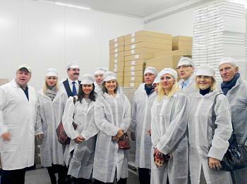 The Club members visited the factory Pure Chocolate