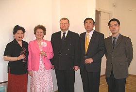 Маргус и Урве с коллегами из Китая
