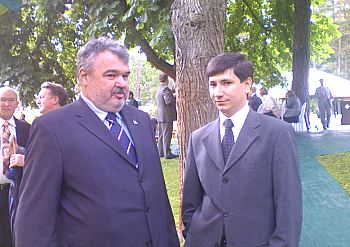 reception at the Embassy of Russia