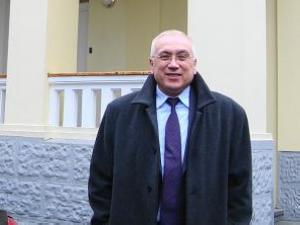 Mr. Zhovtenko, the Ambassador Extraordinary and Plenipotentiary of Ukraine in Lithuania