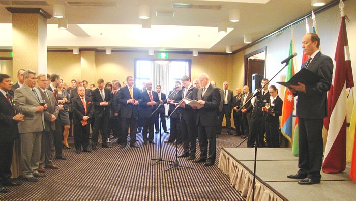 Reception in the honour of the 66th anniversary of Victory Day