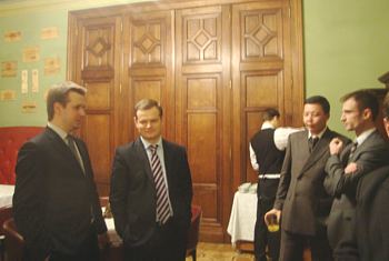 Farewell meeting. Pavel Bredikhin, Andrey Volkov, Askar Mahmutov, Igor Zaharchuk