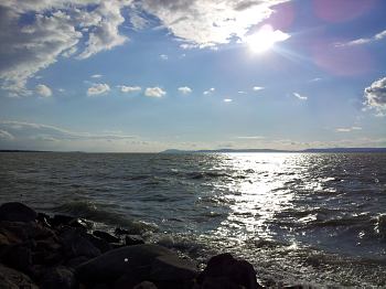 On the shore of Balaton