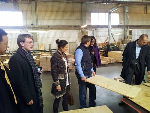 Visit to furniture manufacture