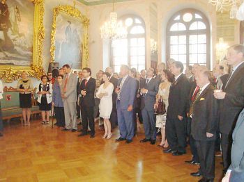 The reception of the Embassy of Ukraine in Latvia