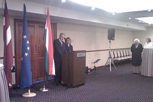 Plenipotentiary Ambassador of Hungary in Latvia Istvan Mohachi