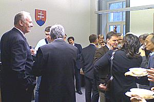 Meeting at the Embassy of Slovakia