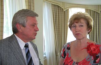 Evgenie Tikhonov and Vera Skvortsova