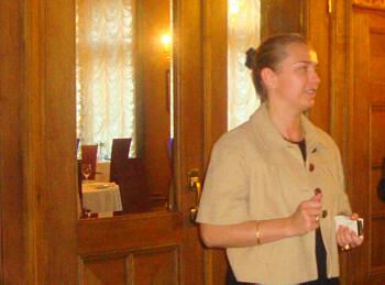 2009 Meeting of Club Angela Blate, director of the hotel