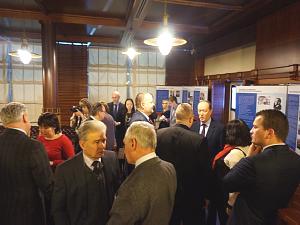 The Ambassador of Russian Federation A. Veshnyakov at he meeting in the Diplomatic Economic Club in Riga on February 12