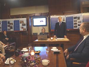 The Ambassador of Russian Federation A. Veshnyakov at he meeting in the Diplomatic Economic Club in Riga on February, 12