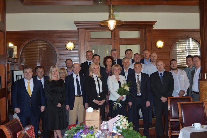 Farewell party of the vice-president of the Club Aleksandra Csizmadia 