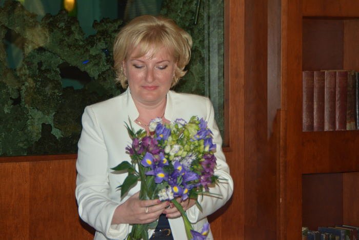 Farewell party of the vice-president of the Club Aleksandra Csizmadia 