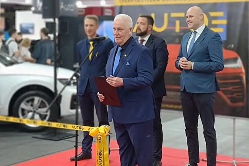 Izstāde Auto 2023 Rīga. Atklāšana. Viesturs Tile.