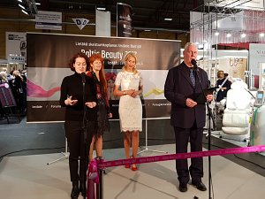 Baltic Beauty 2017 opening of the exhibition. Viesturs Tile, Christine Chernyavska, Irina Evseeva 