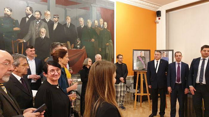 Reception of the Embassy of Belgium in Riga. Ambassador of France Odile Soupison