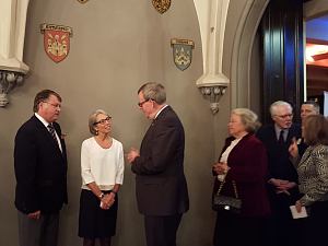 Reception at Belgian Embassy