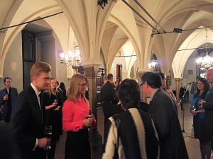 Reception at Belgian Embassy in Riga