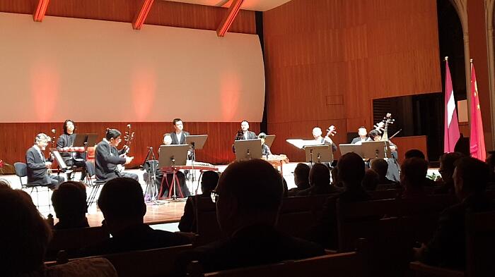 Reception of the Embassy of China in Latvia. Chamber Orchestra Forbidden City