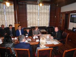 The Ambassador of the Czech Republic H.E. Mr Pavol Šepel’ák at the meeting in the Diplomatic Economic Club on 2nd April 2015. 