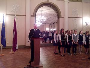  Igaunijas vēstniecības  Rīgā pieņemšana 2015.gada 24.februārī 