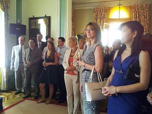  Reception on the occasion of the national holiday in France, Bastille Day. Riga July 14, 2013