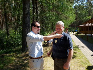  Diplomātiskā Kluba balvu izcīņas sacensības golfā. Irži Reil  pirmā vieta.