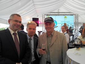 Golf tournament of the Ambassador of Kazakhstan. Alexey Smirnov, Nikolay Kolotilo, Valery Roldugin