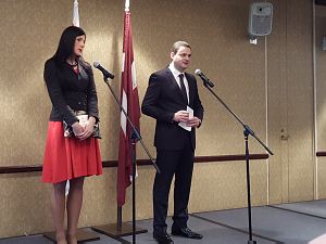 Reception at the Georgian Embassy to Latvia