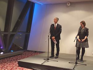 Reception of the Ambassador of Japan to Latvia H.E. Mr. Toshiyuki Taga, October 2015.