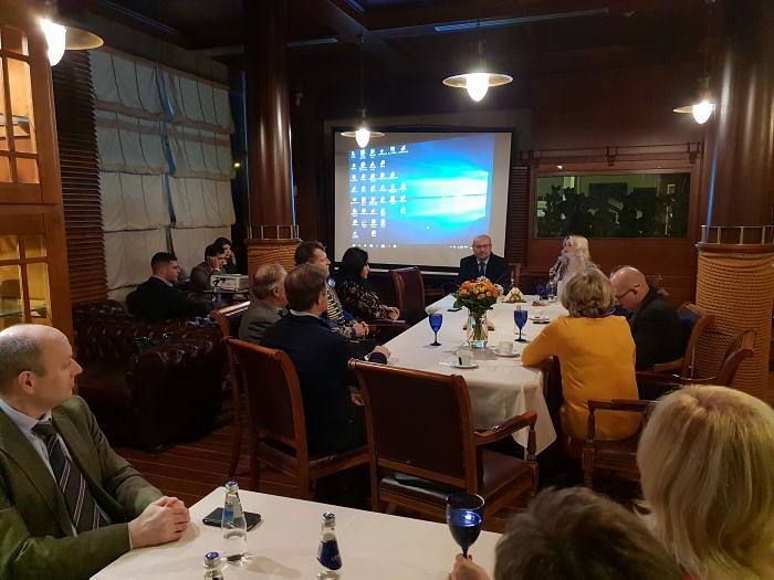 Tourism evening in the Diplomatic Club in Riga