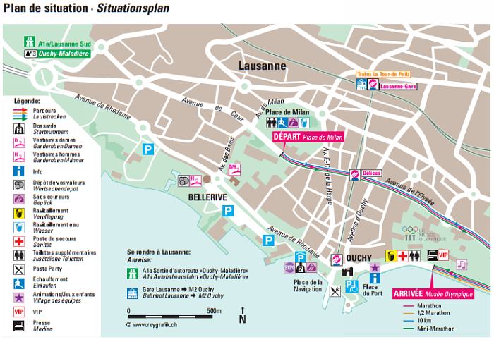 Anniversary Lausanne marathon