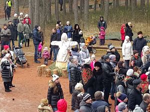 Maslenitsa in the Amber coast sanitarium in Jurmala