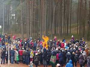 Maslenitsa in the Amber coast sanitarium in Jurmala