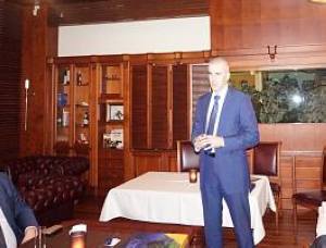 Raivis Ruskulis at Diplomatic club