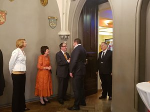 Reception dedicated to the national holiday Kings Day in Riga