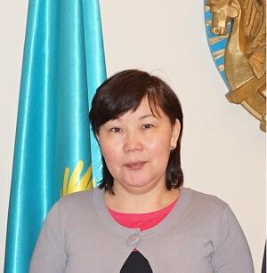 Counselor of the Embassy of Kazakhstan Zhazira Myrzakassimova
