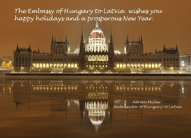 Success, prosperity and peace in the New Year!  Embassy of Hungary