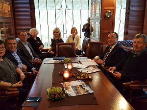 on anniversary evening of the Baltic-course.com magazine in Diplomatic economic club on April 21, 2016.