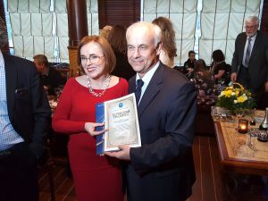 Valery Roldugin on anniversary evening of the Baltic-course.com magazine in Diplomatic economic club on April 21, 2016.