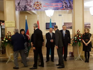  Ceremony of laying flowers on May 9, 2017 in Riga