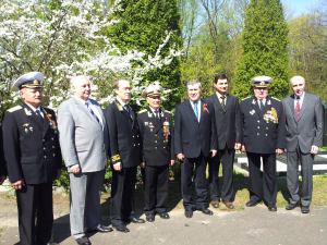 Ambassador of Russia Aleksandr Vesniakov, Ambassador of the Ukraine Anatoly Olyjnik, Ambassador of Belarus Aleksandr Gerasimenko