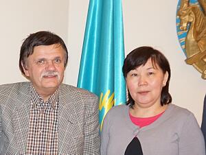 Counselor of the Embassy of Kazakhstan in Latvia Zhazira Myrzakassimova