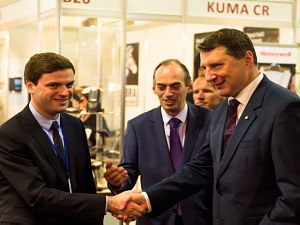 Exhibition Riga Food 2016. The President of Latvia and Prime Minister of Latvia