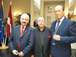 Reception of the Embassy of Slovakia. President DZINTARS Ilya Gerchikov, the Ambassador of Russia Alexander Veshnyakov