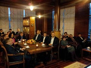 Meeting in the Diplomatic Economic Club in Riga, on the 9th October, Ambassador of Bangladesh.