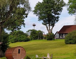 Picturesque places in Latvia. Lavender fields  Lillas Lavender