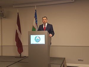  The reception of the embassy of Uzbekistan in Latvia