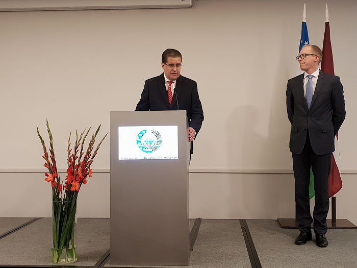  Reception of the Embassy of Uzbekistan 2018 in Riga